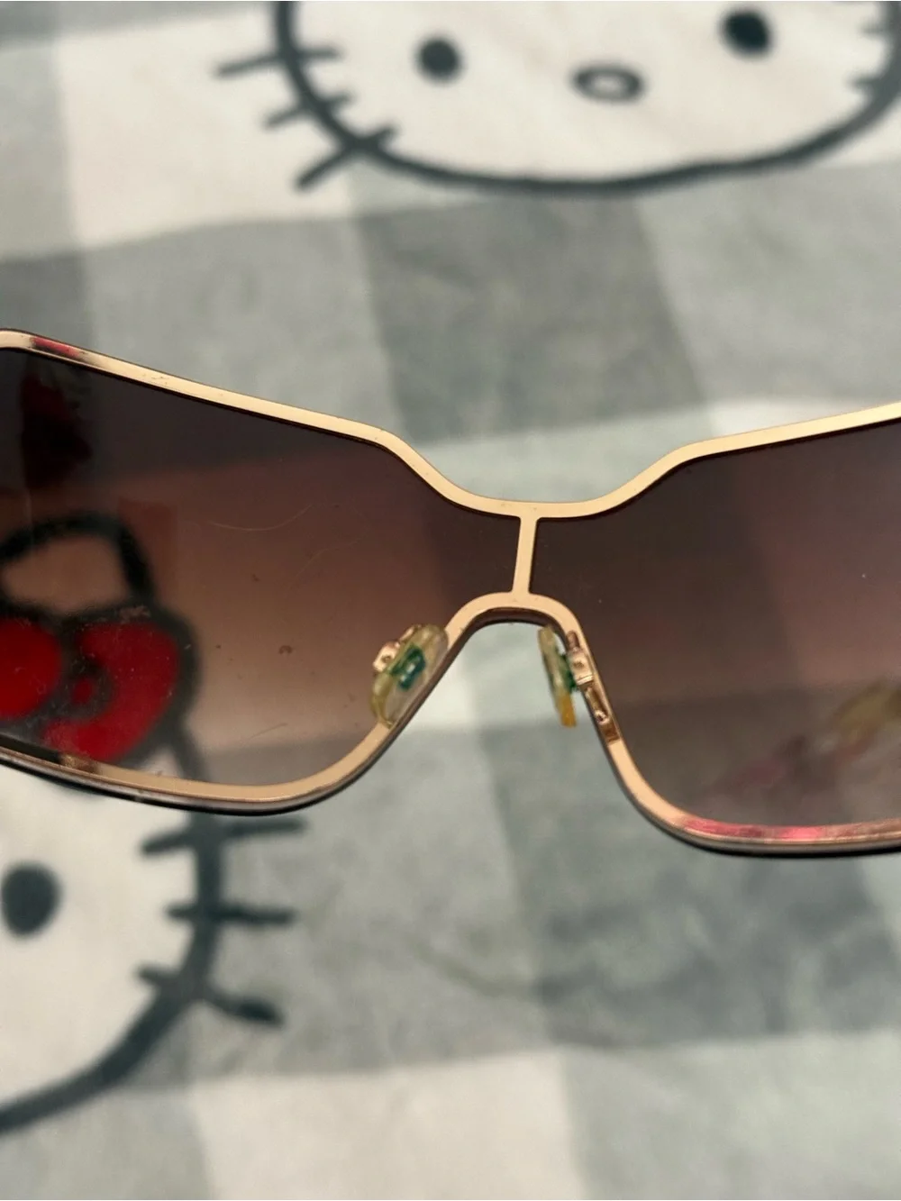 Rocawear Brown Gradient Shield Sunglasses